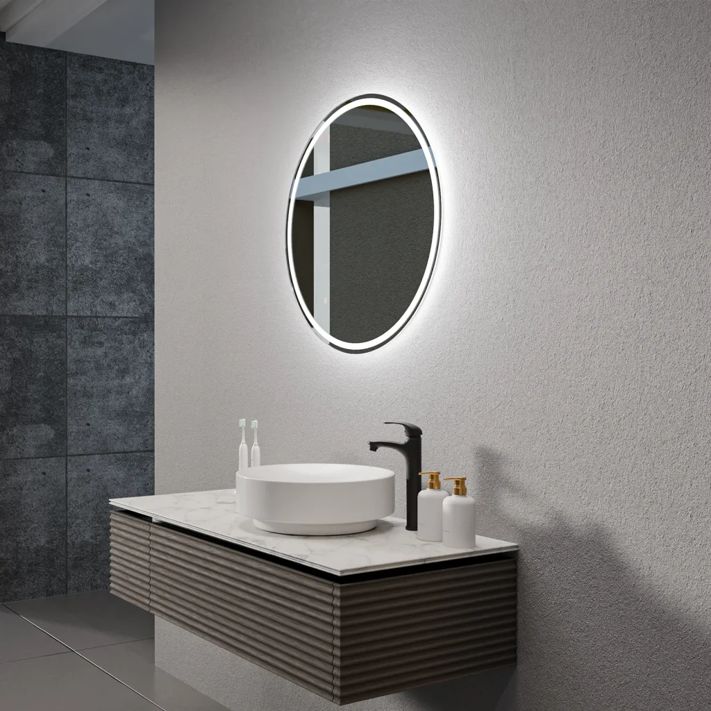 Front Led light mirror    BM-0801R detail view