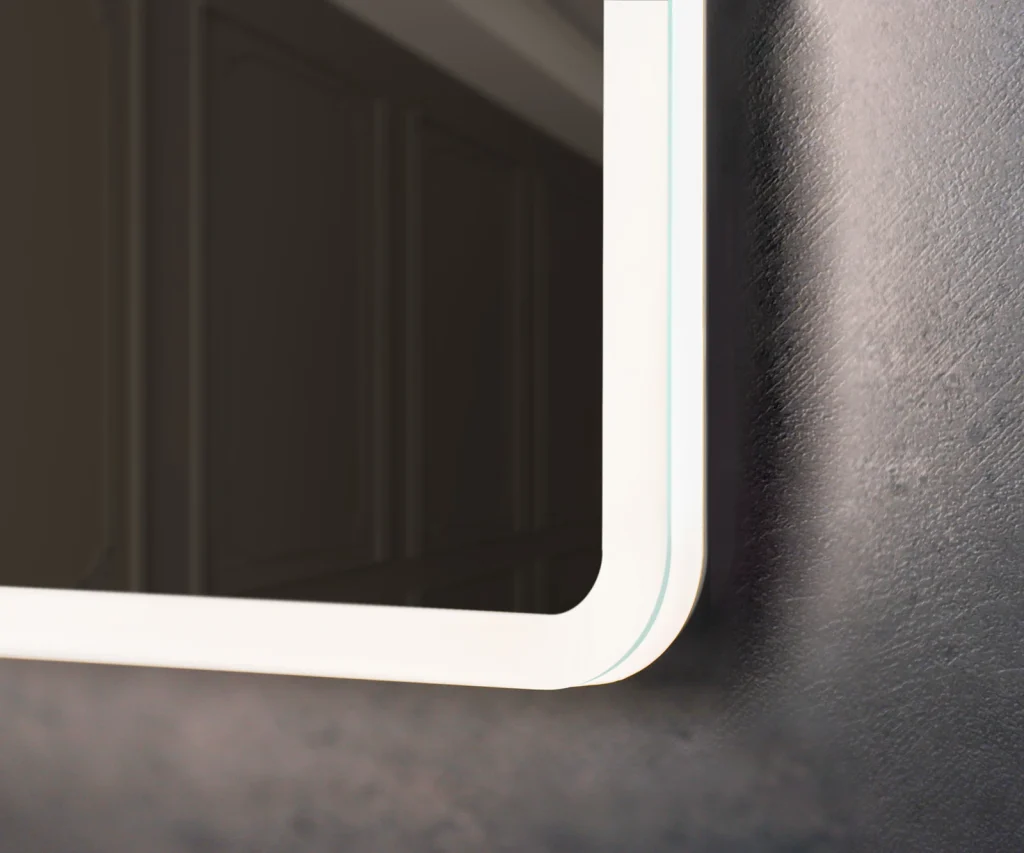 Square LED Mirror BM-0701 detail view